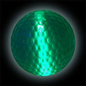 LIGHT UP GOLF BALL - INCLUDED & REPLACEABLE REFILL