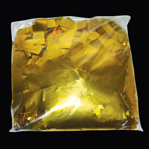 MINI METALLIC SQUARE CONFETTIS 1/2'' - GOLD (BAG 1 KG)