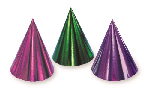 7'' PARTY HATS - ASSORTED - PACK OF 144