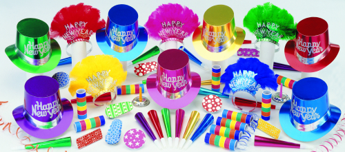 ELITE NEW YEAR PARTY KIT - ASSORTMENT FOR 50