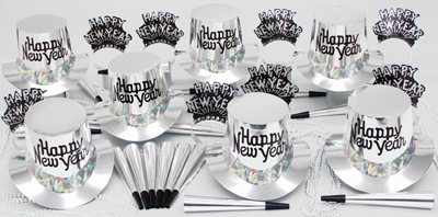 SILVER REGAL PARTY KIT - ASSORTMENT FOR 10