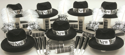 MIDNIGHT SILVER PARTY KIT - ASSORTMENT FOR 50