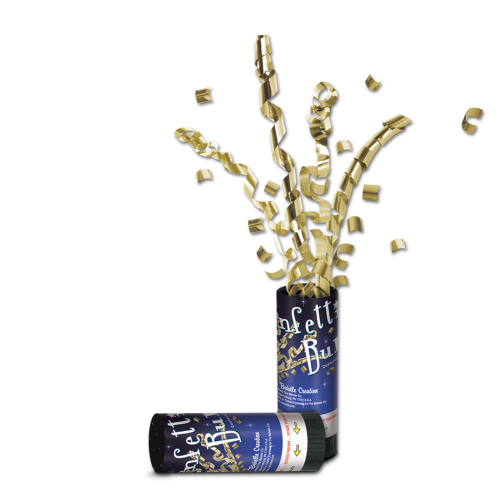 NEW YEAR CONFETTI BURSTS - GOLD - PACK OF 24