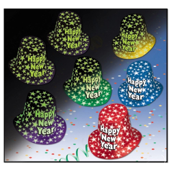 MIDNIGHT GLOW HI-HATS - ASSORTED - PACK OF 25
