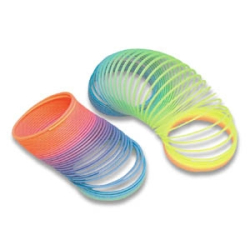 SLINKY COIL SPRING 80 MM - MULTICOLOR - PACK OF 12