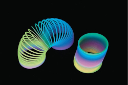 SLINKY COIL SPRING 80 MM - GLOW IN THE DARK