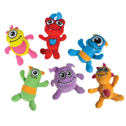 4.5" FUNNY PLUSH - PACK OF 12