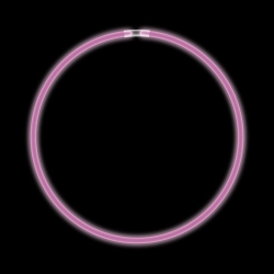 GLOW NECKLACE 22" - PURPLE - TUBE OF 50