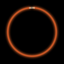 GLOW NECKLACE 22'' - ORANGE - TUBE OF 50