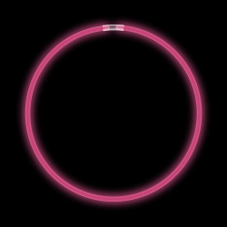 GLOW NECKLACE 22" - PINK - TUBE OF 50