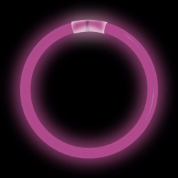 BRACELET LUMINEUX 8" - MAUVE - TUBE DE 50
