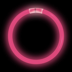 BRACELET LUMINEUX 8" - ROSE - TUBE DE 50