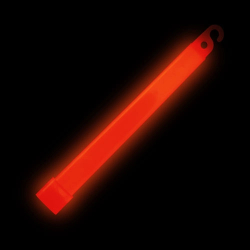 BATON LUMINEUX 6" - ORANGE - PAQUET DE 25