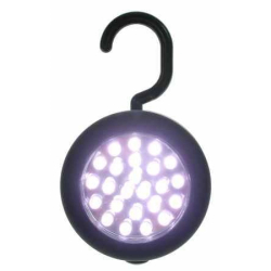 24 LED HOOK LIGHT - ASSORTED - 3XAAA BATTERIES INCLUDED & REPLACEABLE