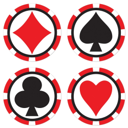 CASINO COASTER 3.5" - PACK OF 8