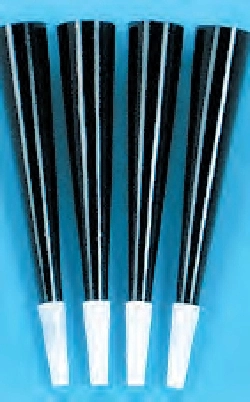 FLUTES 9" NOIR - PAQUET DE 144