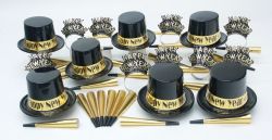 GOLD ECLIPSE PARTY KIT - ENSEMBLE POUR 50