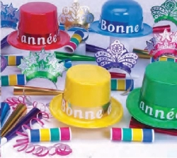 BONNE ANNEE PARTY KIT - ENSEMBLE POUR 10