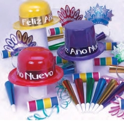 FELIZ ANO NUEVO PARTY KIT - ASSORTMENT FOR 50