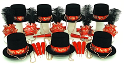 RED FLAME PARTY KIT - ENSEMBLE POUR 50