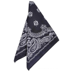 FOULARD BANDANA BLEU MARINE - PAQUET DE 12