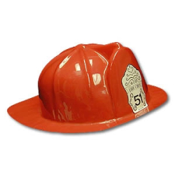 FIREMAN HAT FOR ADULTS - PACK OF 12