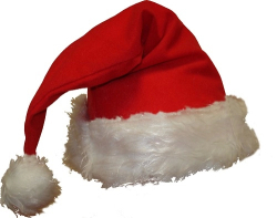SANTA HAT(2) - PACK OF 12