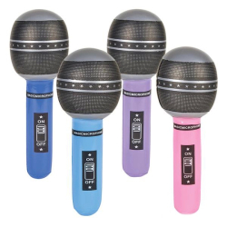 MICROPHONE INFLATABLE 10"(M)
