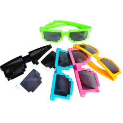 LUNETTES DE SOLEIL ROBOT - ASSORTIES - PAQUET DE 12