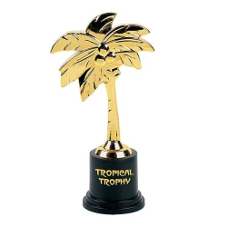 PLASTIC TROPICAL TROPHY 5"