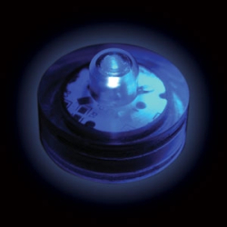 SUBMERSIBLE FLORALYTE  - BLUE - PACK OF 10 - 2XCR2032 BATTERUES INCLUDED & REPLACEABLE