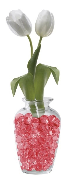WATER-STORING GEL BEADS - RED - (½ OZ) - (DISC.)