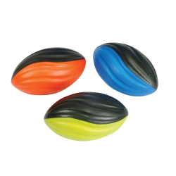 SPIRAL FOAM FOOTBALL 5" - TWO TONE - ASSORTED