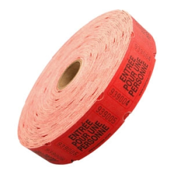 ADMISSION TICKET - SINGLE - FRENCH - (1000/ROLL)