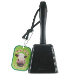 CLOCHE A VACHE AVEC POIGNEE - NOIR