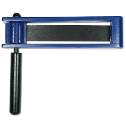 WOODEN 8'' RATTLES - BLUE