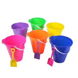 SEAU 8" ET PELLE DE PLAGE - ASSORTIES