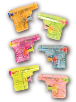 PISTOLET A EAU SCINTILLANT 2" - PAQUET DE 12