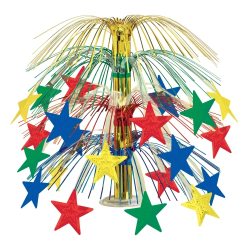 STAR CASCADE CENTERPIECES 18" - MULTICOLOR - PACK OF 6