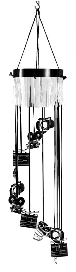 CASCADE SPIRALE CINEMA 40" NOIR ET ARGENT - PAQUET DE 12