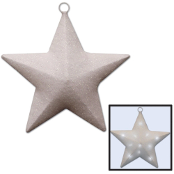 ETOILE SCINTILLANTE LUMINEUSE 16" - BLANC