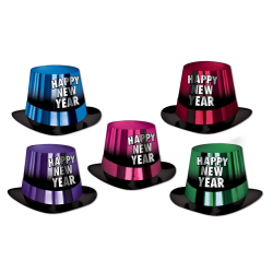 ENTERTAINER HI-HATS - ASSORTED - PACK OF 25