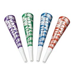 FLUTES 9" MIDNIGHT MADNESS - ASSORTIES - PAQUET DE 100