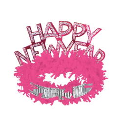 NEW YEAR REGAL TIARAS - ASSORTED - PACK OF 50